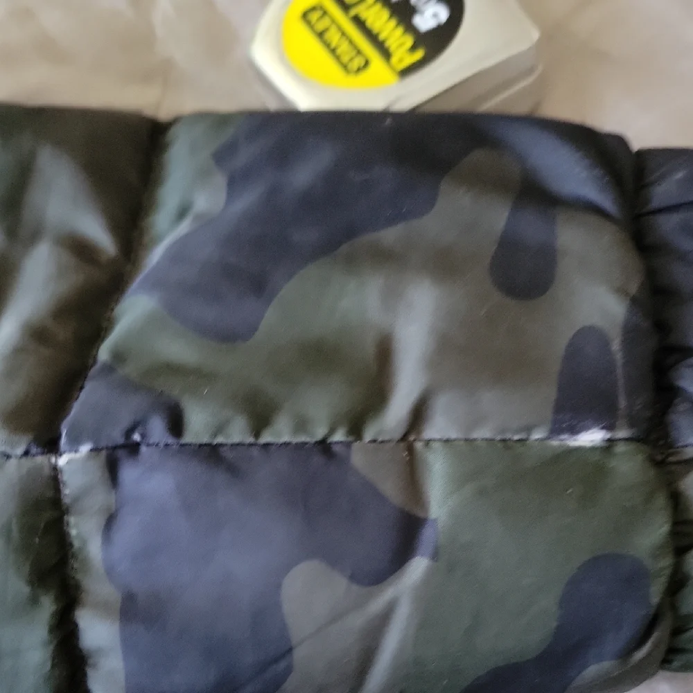 S13 Kids Camouflage Puffer Jacket- READ